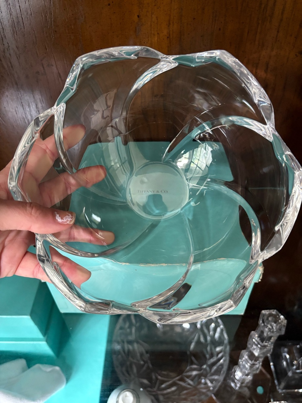 Tiffany & Co. Josef Riedel Jr. Crystal Serving Bowl